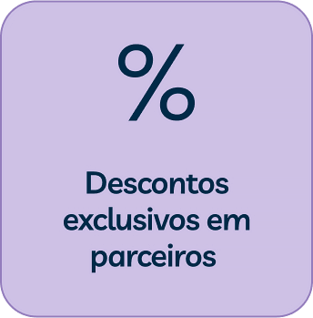 Descontos exclusivos em parceiros