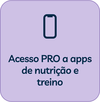 Acesso PRO a apps de nutrição e treino